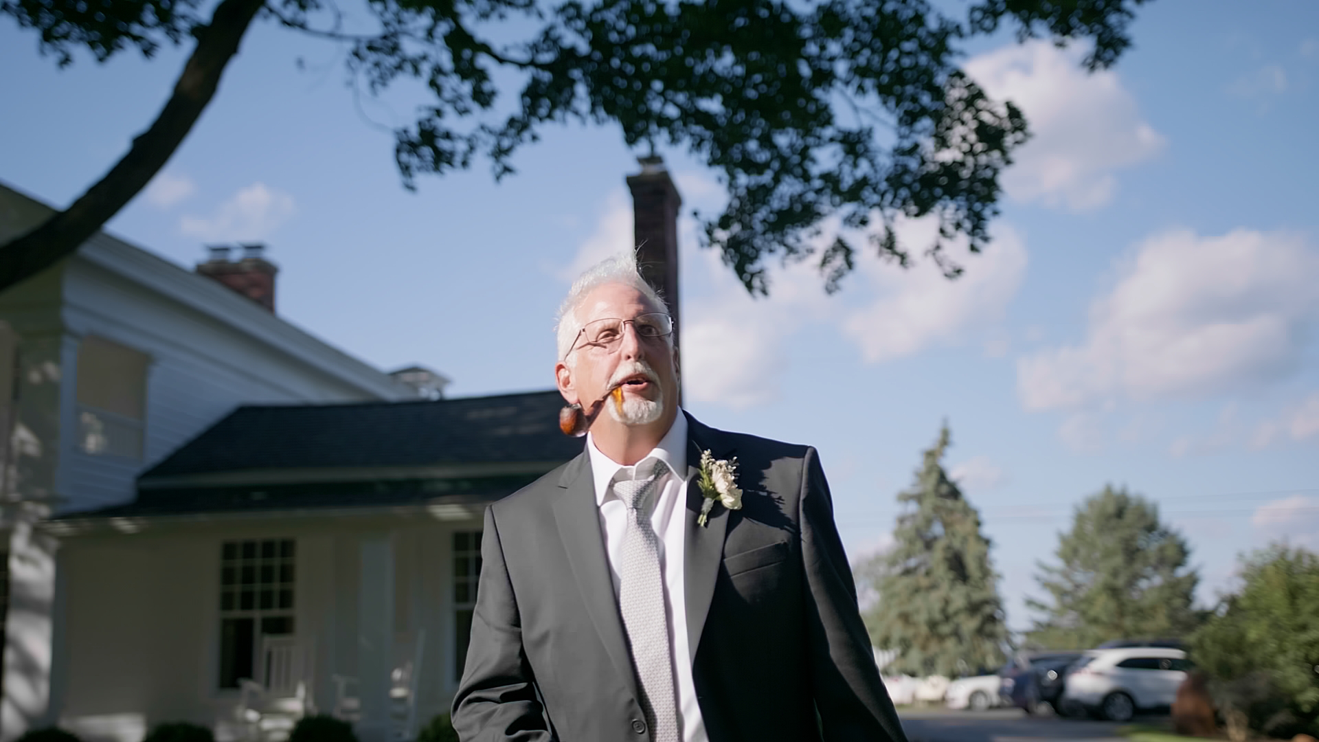 Father of the Groom at a Cornman Farms Wedding