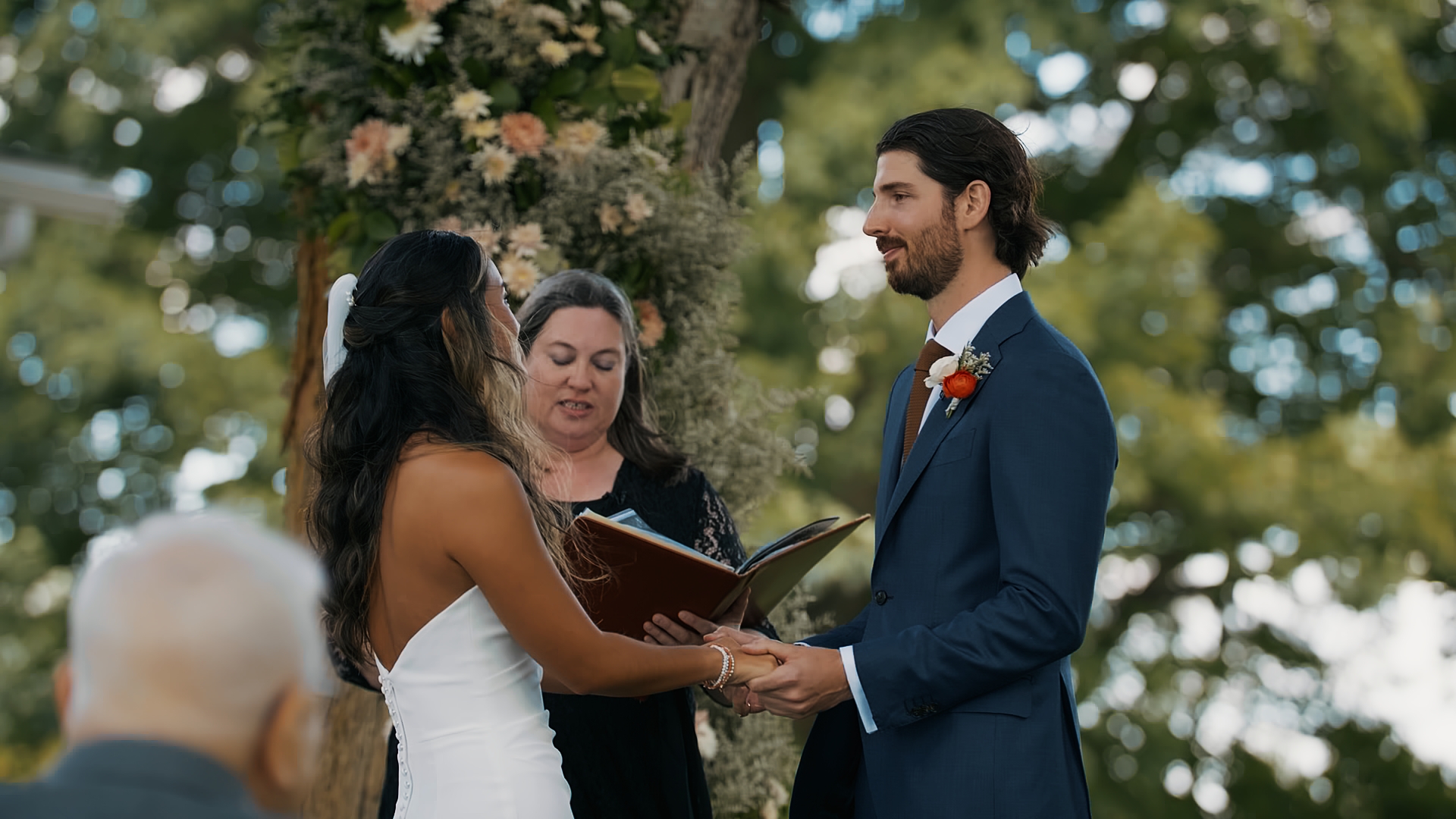 Ceremony at a Cornman Farms Wedding